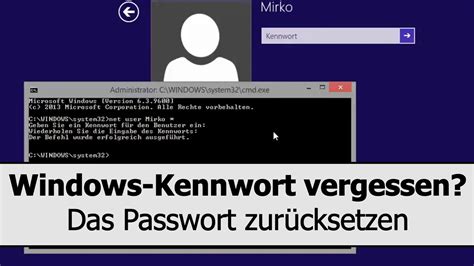 Kennwort vergessen .